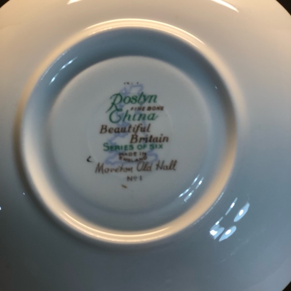 Vintage Roslyn China Plate of Britain Moreton Old Hall - Picture 2 of 3